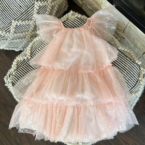 Gorgeous tiered metallic fleck dress from Nordstrom.